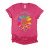Autism Awareness Accept Understand Love ASD Rainbow Flower T-Shirt