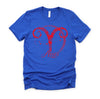 Red Aries Zodiac Sign Birthday Stars March April Horoscope T-Shirt