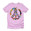 Peace Sign Butterflies 60's Retro Design World 70s Hippie T-Shirt
