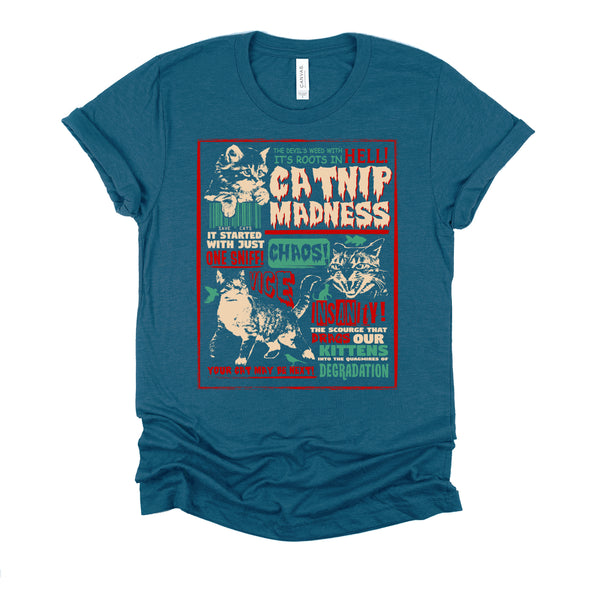 Catnip Madness Cat Lover T-Shirt