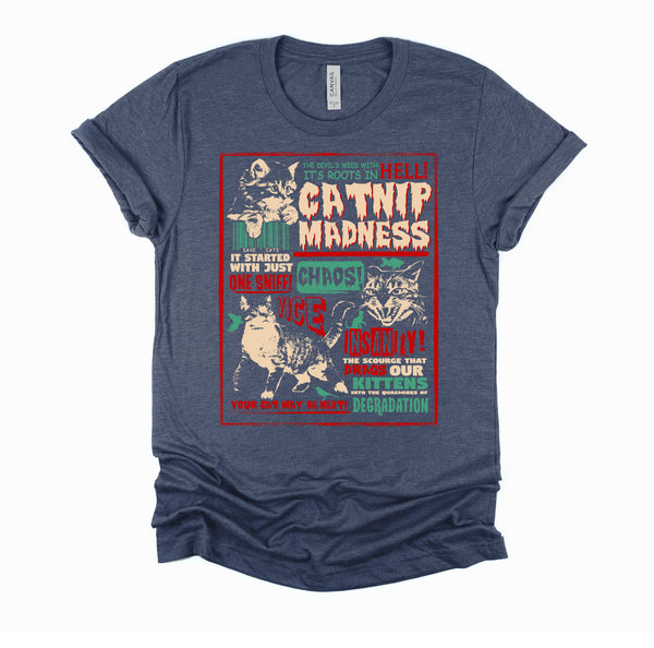 Catnip Madness Cat Lover T-Shirt
