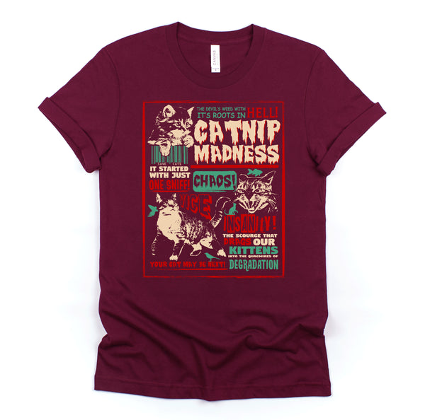 Catnip Madness Cat Lover T-Shirt