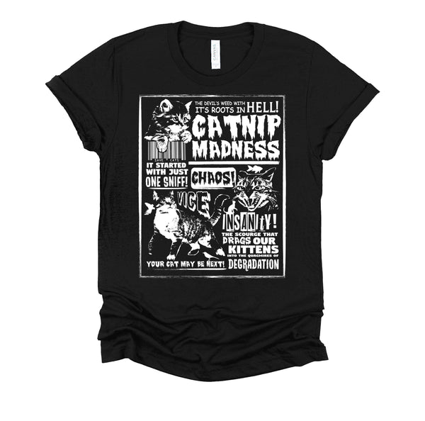 Catnip Madness Cute Kitten Cat Lover Gift for Cat Owners T-Shirt