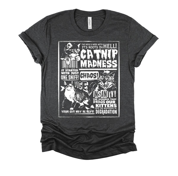 Catnip Madness Cute Kitten Cat Lover Gift for Cat Owners T-Shirt
