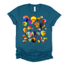 Colorful Cute Hot Air Balloon Ride Vacation Flying Balloons T-Shirt