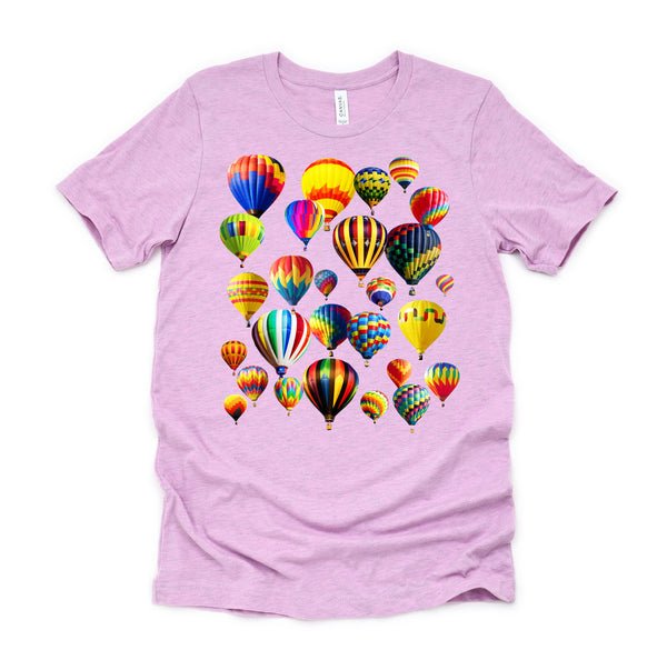 Colorful Cute Hot Air Balloon Ride Vacation Flying Balloons T-Shirt