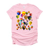 Colorful Cute Hot Air Balloon Ride Vacation Flying Balloons T-Shirt
