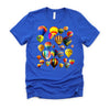 Colorful Cute Hot Air Balloon Ride Vacation Flying Balloons T-Shirt