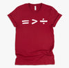 Equality is Better than Division Equal Rights Math Symbol T-Shirt