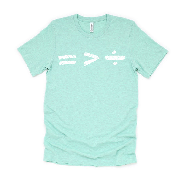 Equality is Better than Division Equal Rights Math Symbol T-Shirt