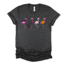 Pink Flamingo Halloween Costume Witch Vampire Mummy Jack T-Shirt