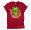 Hippie Frog Peace Sign Yoga Frogs Hippies 70s T-Shirt