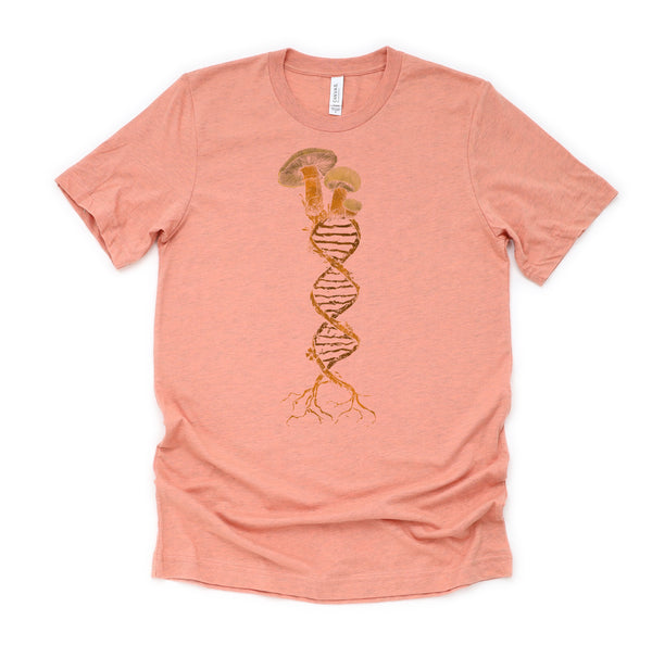 Mushroom Cottagecore DNA Mycology Shroom Hunter Foraging Shirt