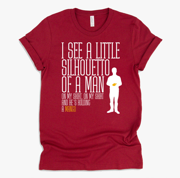 Misheard Song Lyrics Shirt / Funny Bohemian Rhapsody Tshirt / I See a Little Silhouetto of a Man Tee / Gift For Queen Music Lover / Unisex