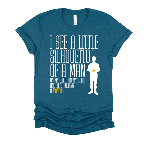 Misheard Song Lyrics Shirt / Funny Bohemian Rhapsody Tshirt / I See a Little Silhouetto of a Man Tee / Gift For Queen Music Lover / Unisex