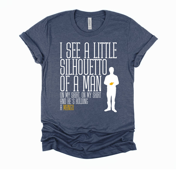 Misheard Song Lyrics Shirt / Funny Bohemian Rhapsody Tshirt / I See a Little Silhouetto of a Man Tee / Gift For Queen Music Lover / Unisex