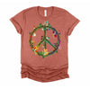 Magic Mushrooms Peace Sign Psychedelic Retro Shrooms Gift Shirt