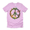 Magic Mushrooms Peace Sign Psychedelic Retro Shrooms Gift Shirt