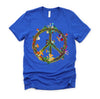 Magic Mushrooms Peace Sign Psychedelic Retro Shrooms Gift Shirt