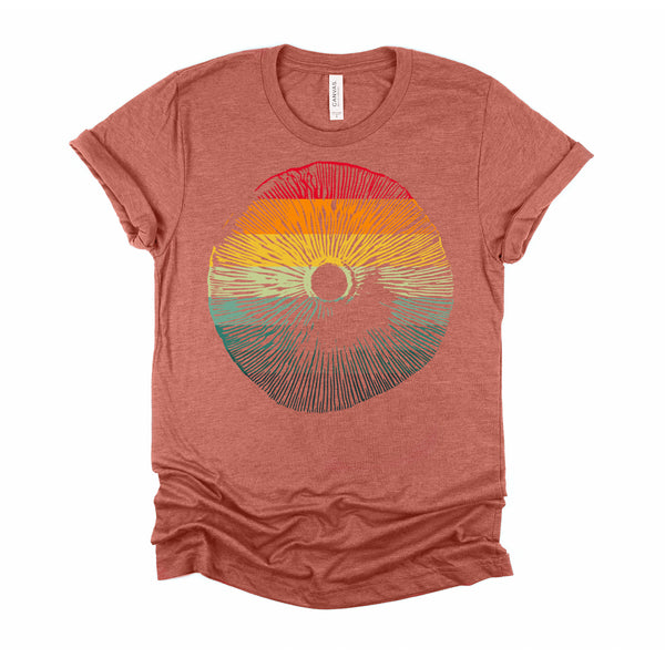 Retro Mushroom Cap Fungi Mycology Wild Mushrooms Cottagecore T-Shirt