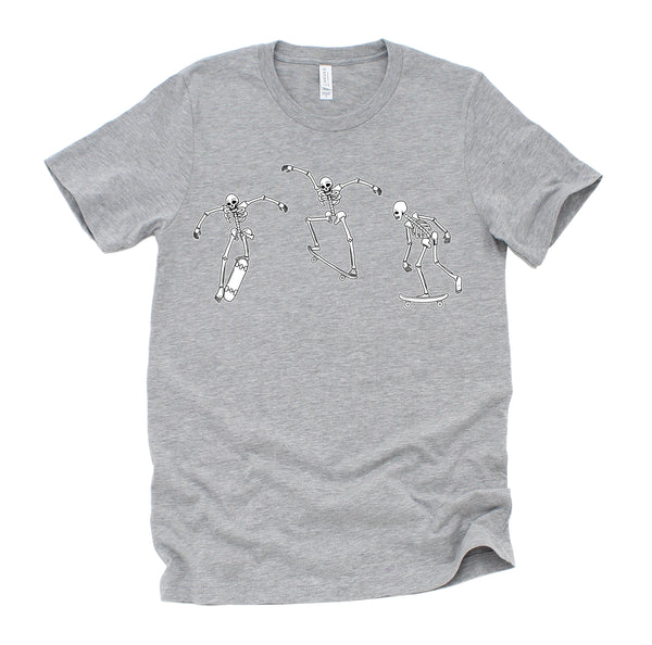 Skateboarding Skeletons Skater Halloween Shirt