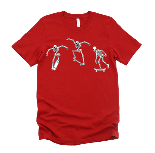 Skateboarding Skeletons Skater Halloween Shirt