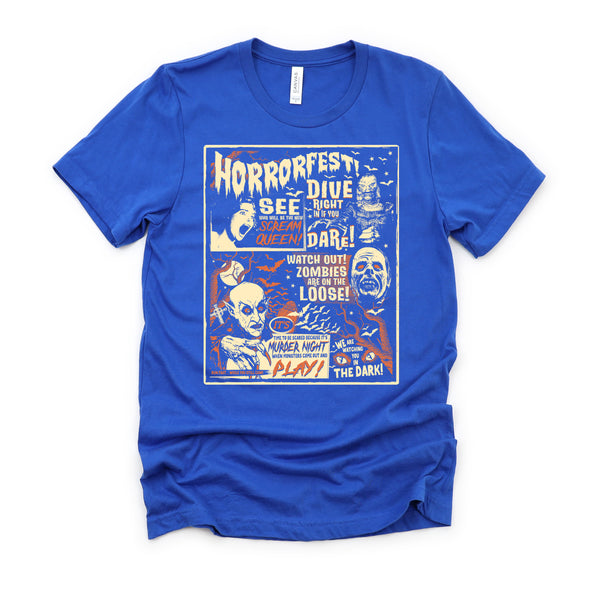 Vintage Horrorfest Poster Halloween Movie Shirt