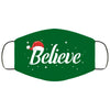 Christmas Face Mask Adult & Kids Mask Believe SantaFace Masks Anti Microbial