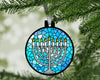 Jewish Menorah Ornament, Hanukkah Gifts, Christmas Ornaments Aluminum, Jews Xmas Hanging Decoration, Holiday Tree Decor