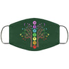 Chakra Tree Of Life Face Mask Adult & Kids Mask Yoga Meditation Healing Crystals NamasteFace Masks Anti Microbial