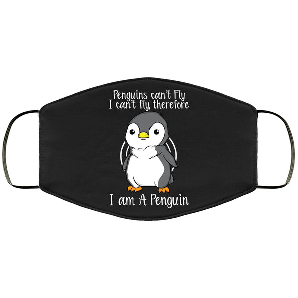 Cute Penguin Face Mask Adult & Kids Mask Love PenguinsFace Masks Anti Microbial Ultra BreathableAnimal Print Face Cover