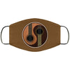Guitar Face Mask Adult & Kids Mask Yin Yang Musician GuitaristFace Masks Anti Microbial Ultra Breathable