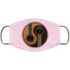 Guitar Face Mask Adult & Kids Mask Yin Yang Musician GuitaristFace Masks Anti Microbial Ultra Breathable