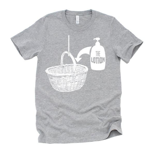 Put the Lotion in the Basket Creepy Halloween Torture T-Shirt