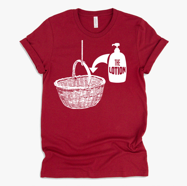 Put the Lotion in the Basket Creepy Halloween Torture T-Shirt