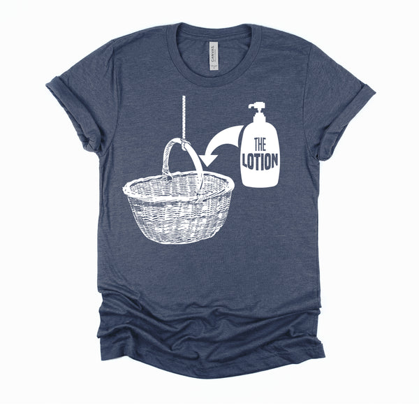 Put the Lotion in the Basket Creepy Halloween Torture T-Shirt