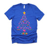 Pink Flamingo Christmas Tree Cute Flamingos Holiday Decor T-Shirt