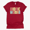Bionic Woman Shirt / Get Well Soon Gifts For Women / Knee Hip Back Leg Replacement Tshirt - Unisex T-Shirt XS - 4XL