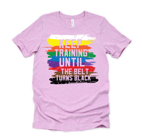 Black Belt Martial Art Training Karate Tae Kwon Do Kick T-Shirt