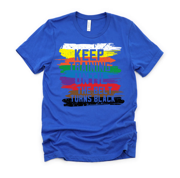 Black Belt Martial Art Training Karate Tae Kwon Do Kick T-Shirt