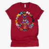 Peace Sign Butterflies 60's Retro Design World 70s Hippie T-Shirt