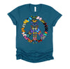 Peace Sign Butterflies 60's Retro Design World 70s Hippie T-Shirt