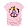 Peace Sign Butterflies 60's Retro Design World 70s Hippie T-Shirt