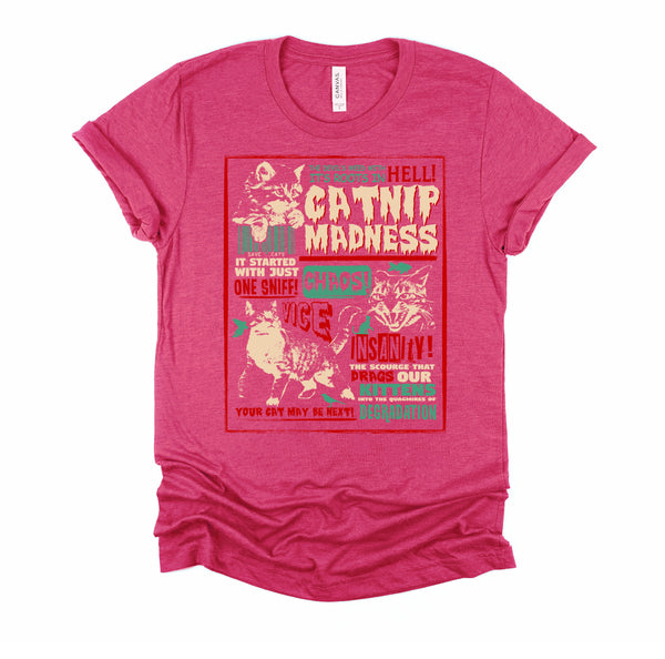 Catnip Madness Cat Lover T-Shirt