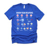 Immune System Cells Tshirt, Microbiology Shirt, Know Your Weapon T Shirt, Funny Biology Gift Unisex T-Shirt XS-4XL