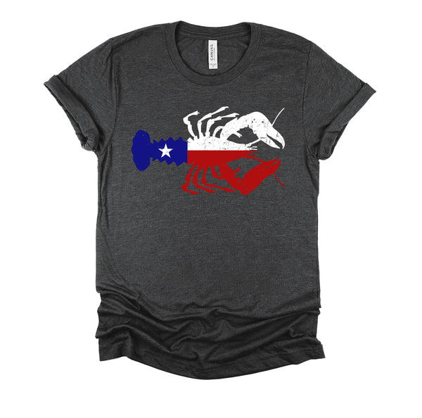 Crawfish Texas Seafood Shellfish Lone Star Southern Food T-Shirt
