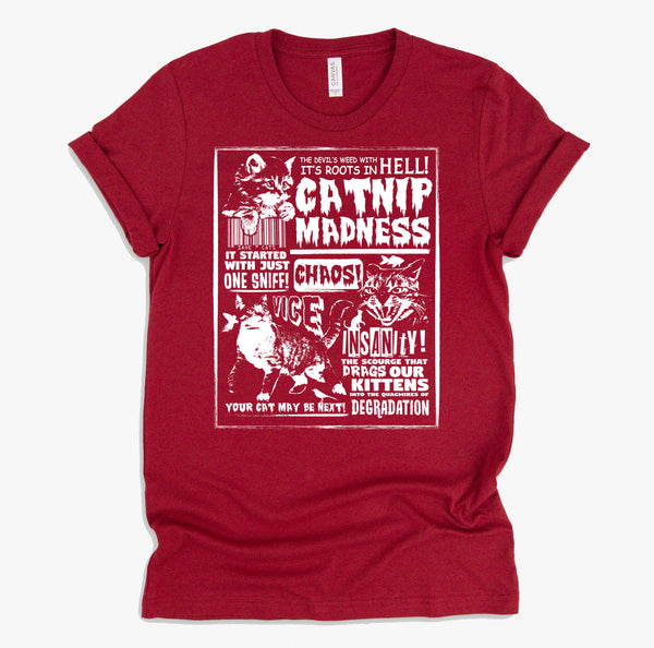 Catnip Madness Cute Kitten Cat Lover Gift for Cat Owners T-Shirt