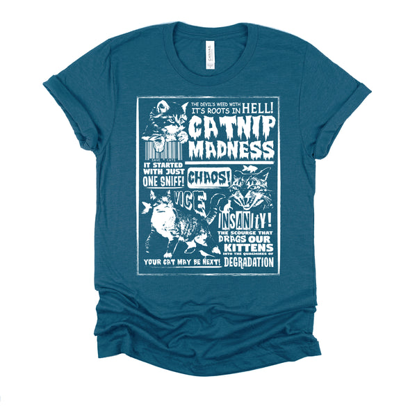 Catnip Madness Cute Kitten Cat Lover Gift for Cat Owners T-Shirt