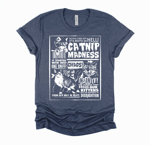 Catnip Madness Cute Kitten Cat Lover Gift for Cat Owners T-Shirt