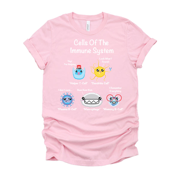 Immune System Cells Biology Gifts Science Humor Immunologist T-Shirt
